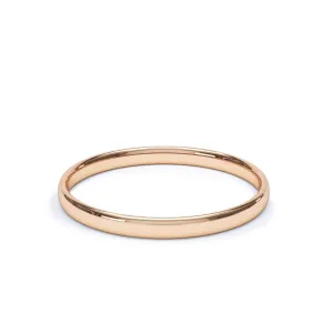 - Regular Court Profile Plain Wedding Ring 18k Rose Gold