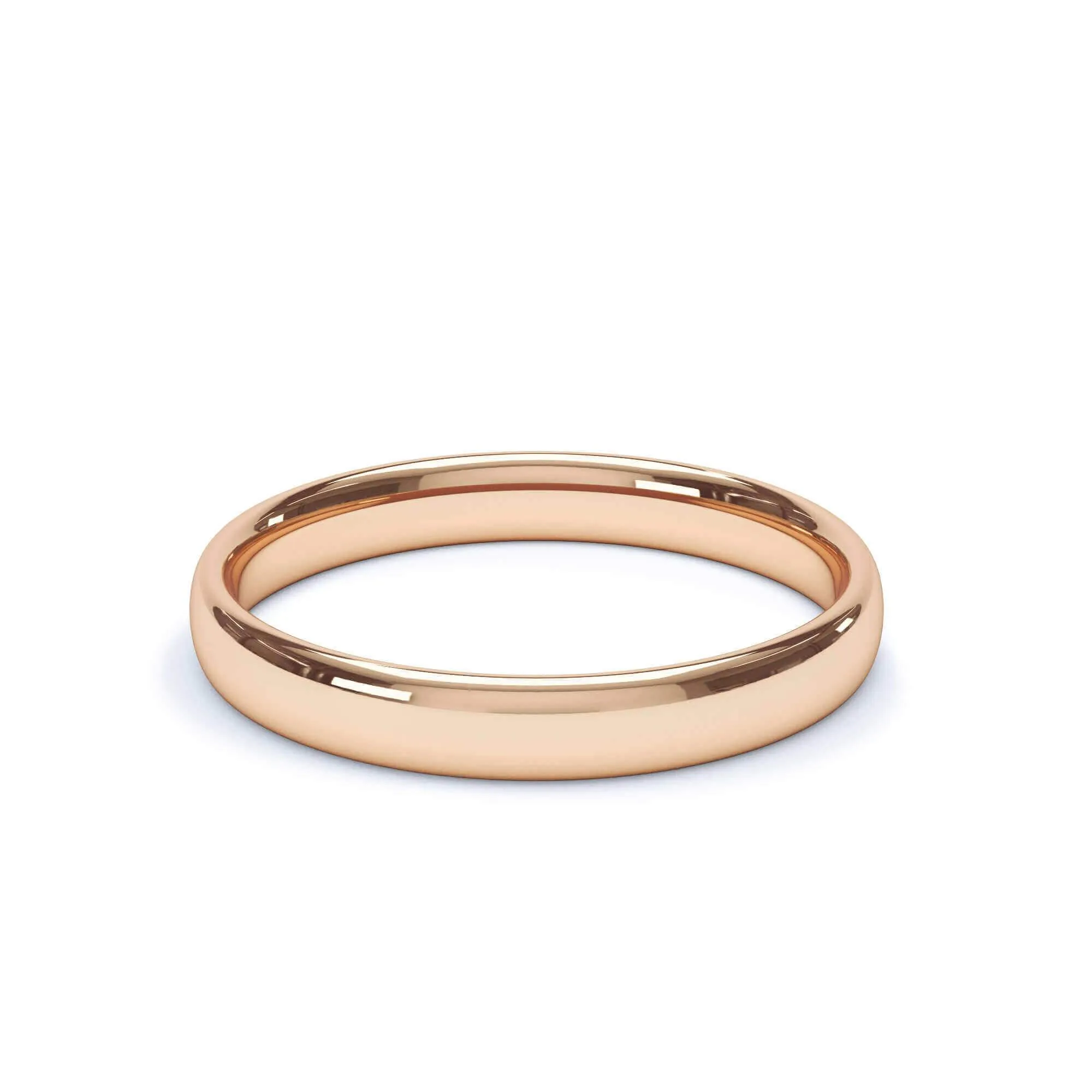 - Regular Court Profile Plain Wedding Ring 18k Rose Gold