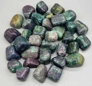 1 Lb Ruby Zoisite With Mica Tumbled Stones