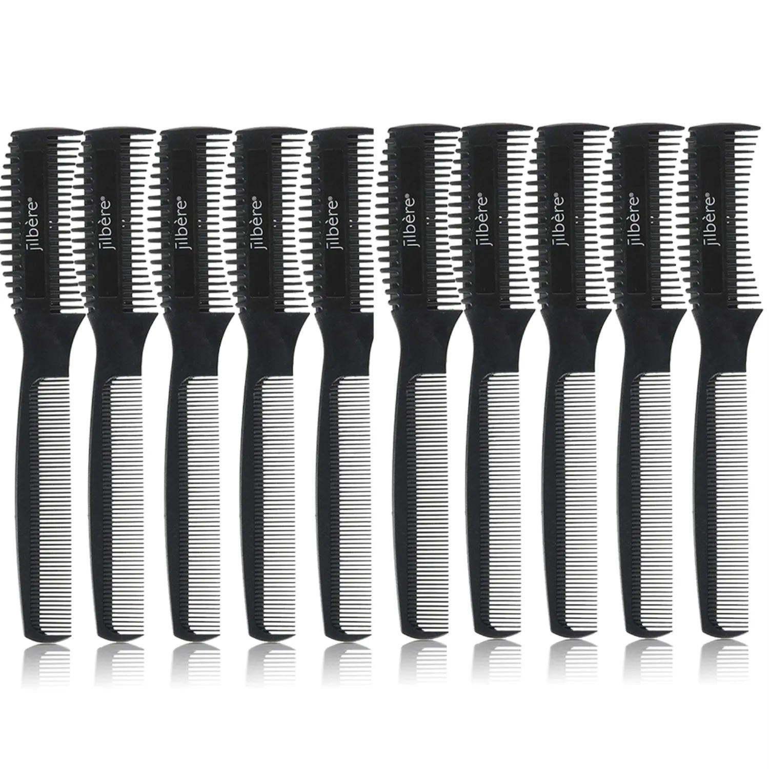 10x Conair Pro Jilbere De Paris Precision Cut JB400 Comb Featuring Precision Razors