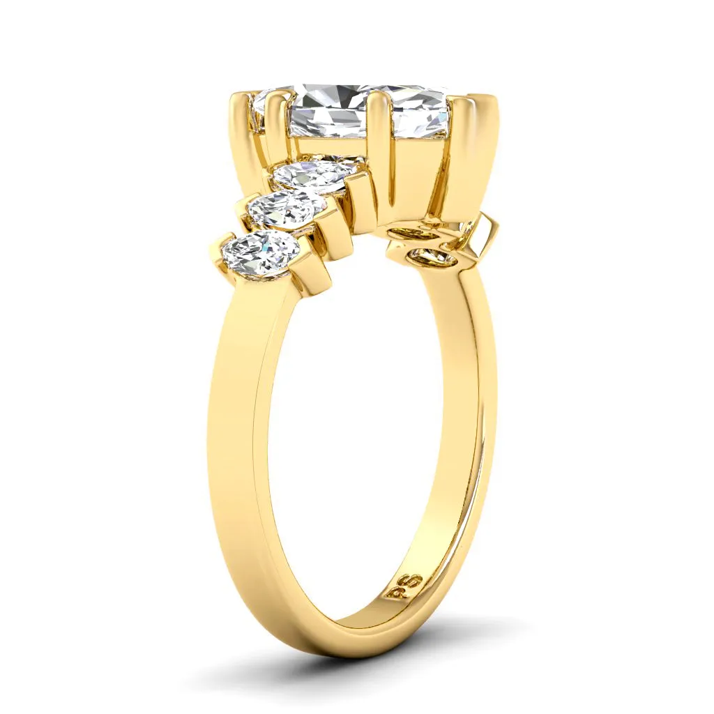 1.50-4.00 CT Marquise Cut Lab Grown Diamonds - Engagement Ring