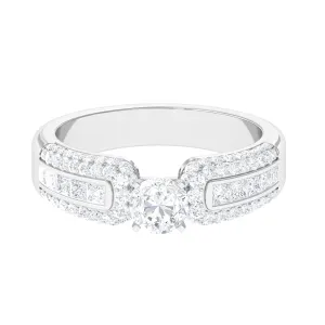 1.75 CT Cubic Zircon Statement Engagement Ring