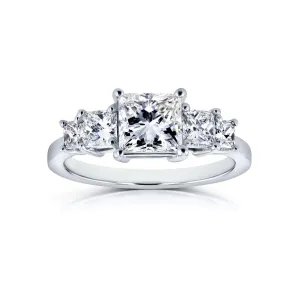 5-Stone Princess Engagement (Certified)