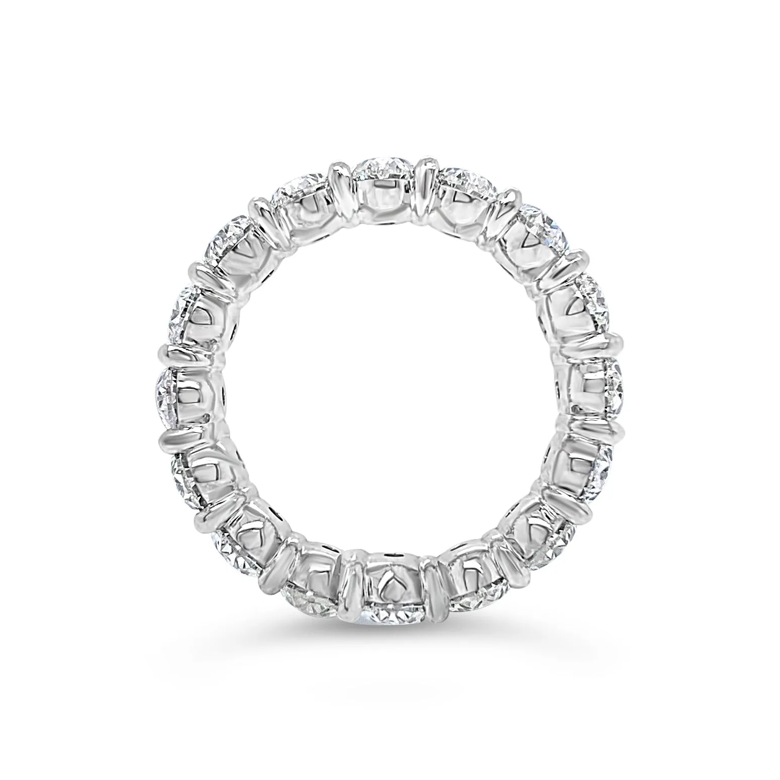 6.33 ct Diamond Ovals Wedding Band