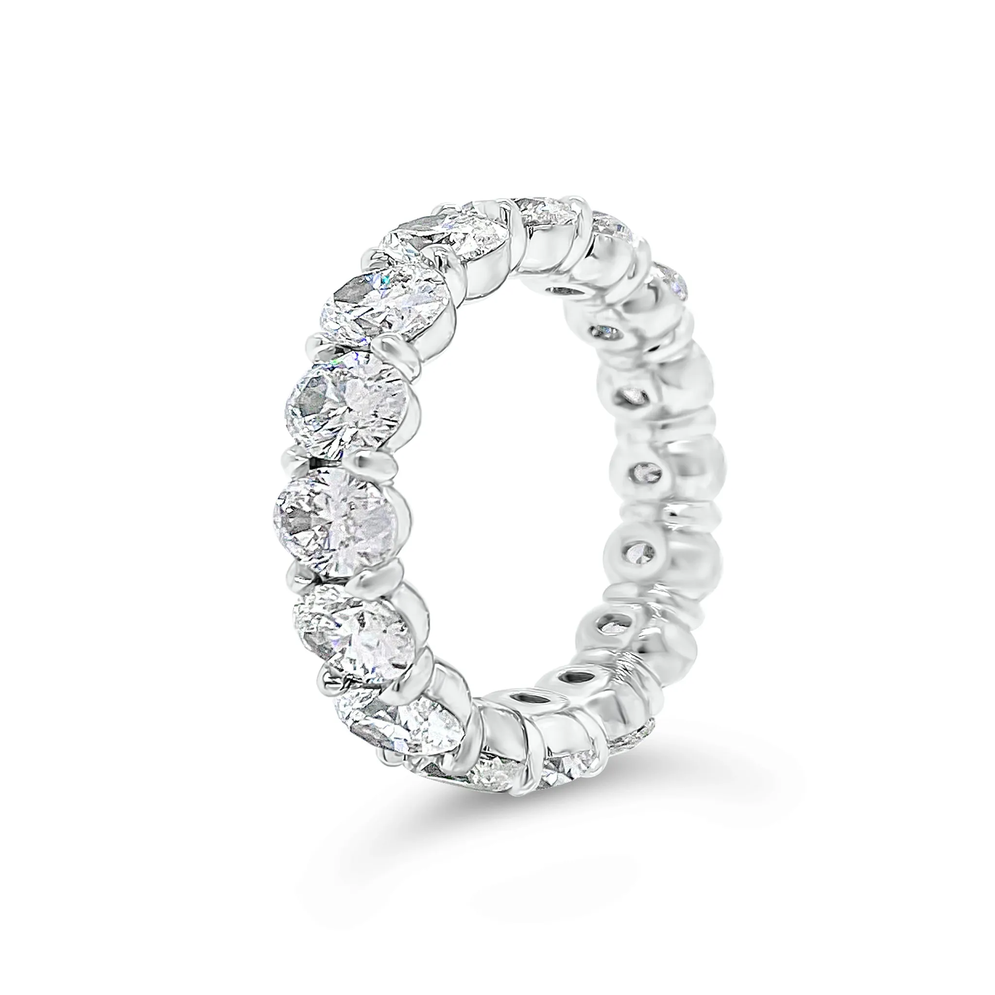 6.33 ct Diamond Ovals Wedding Band