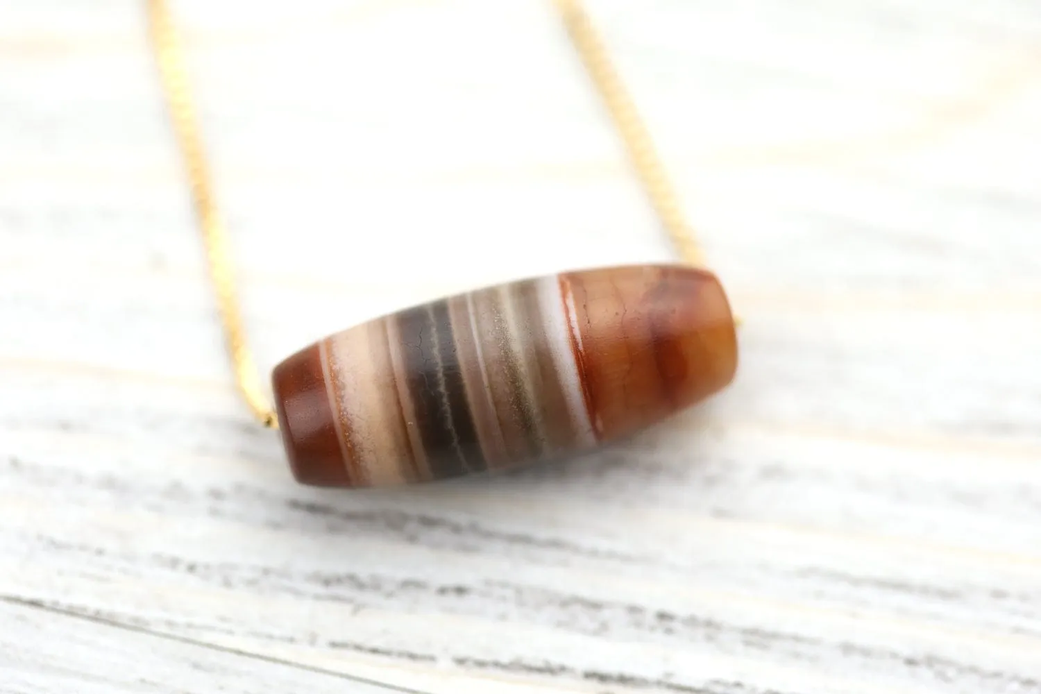 Ancient Sardonyx Fire Energy Bead