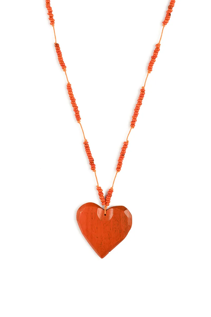 Beaded Heart Necklace