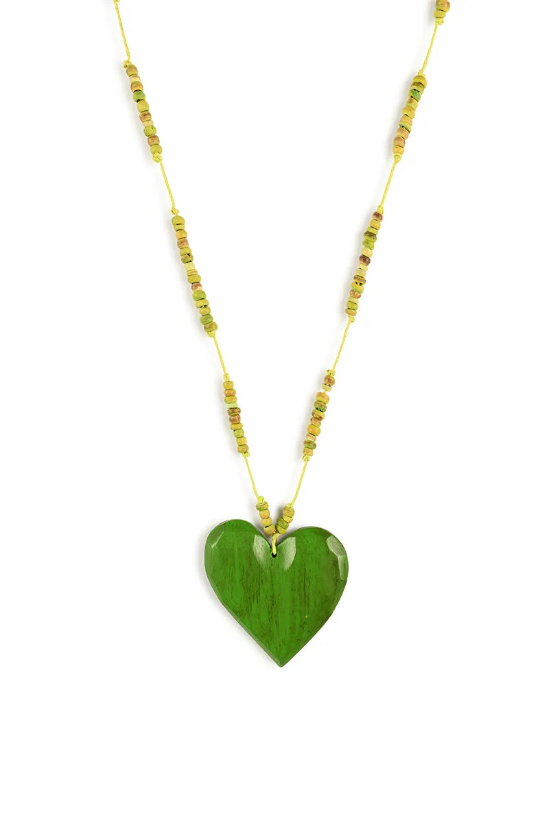 Beaded Heart Necklace