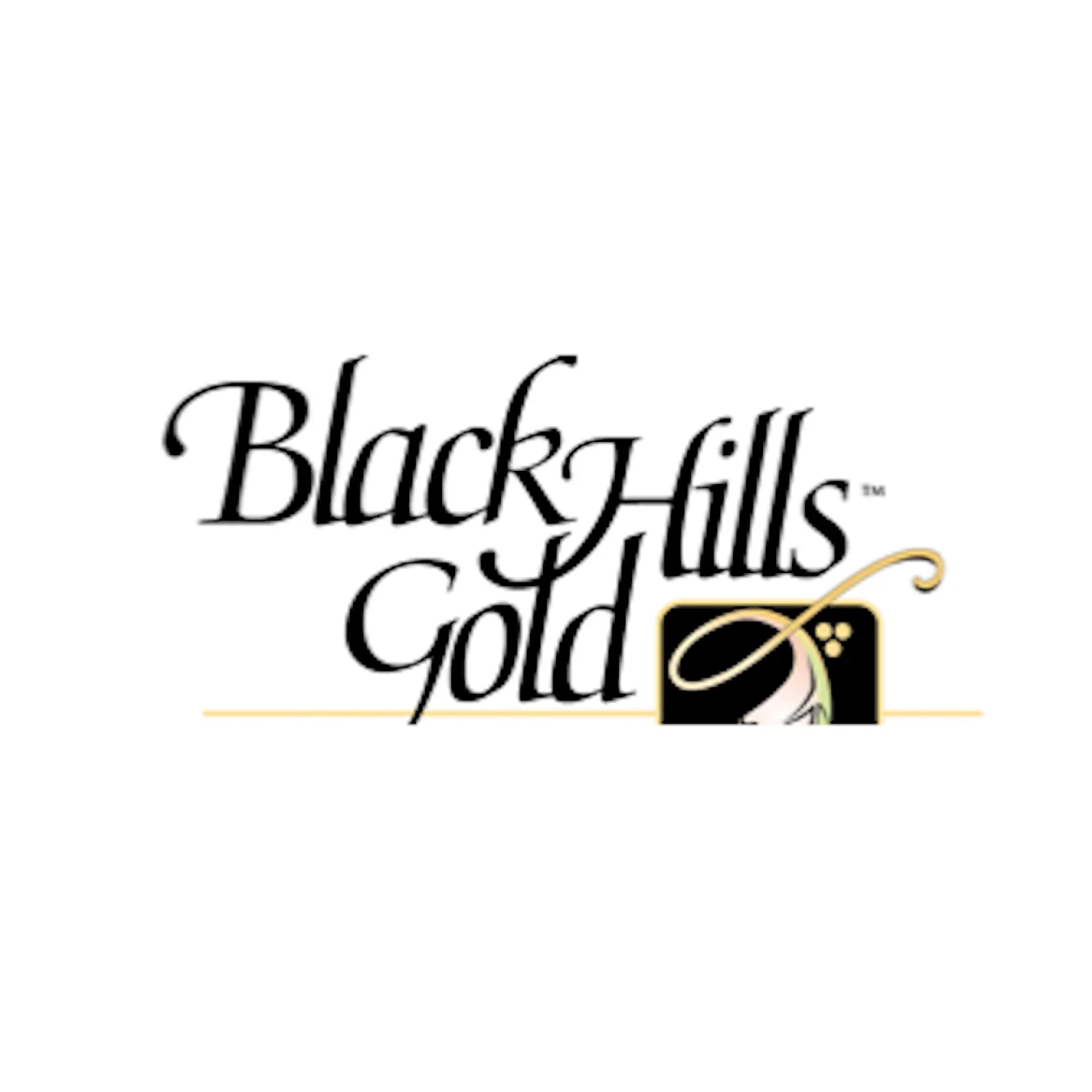 Black Hills Gold Silver Onyx Dangle Earrings or Necklace