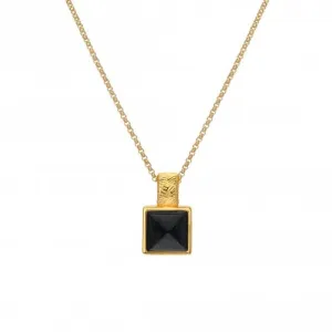 Black Onyx Pendant Necklace DP914