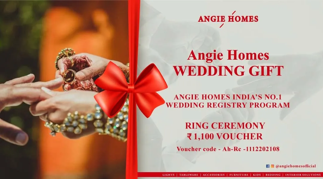 Book Online Ring Ceremony Gift Voucher with Angie Homes