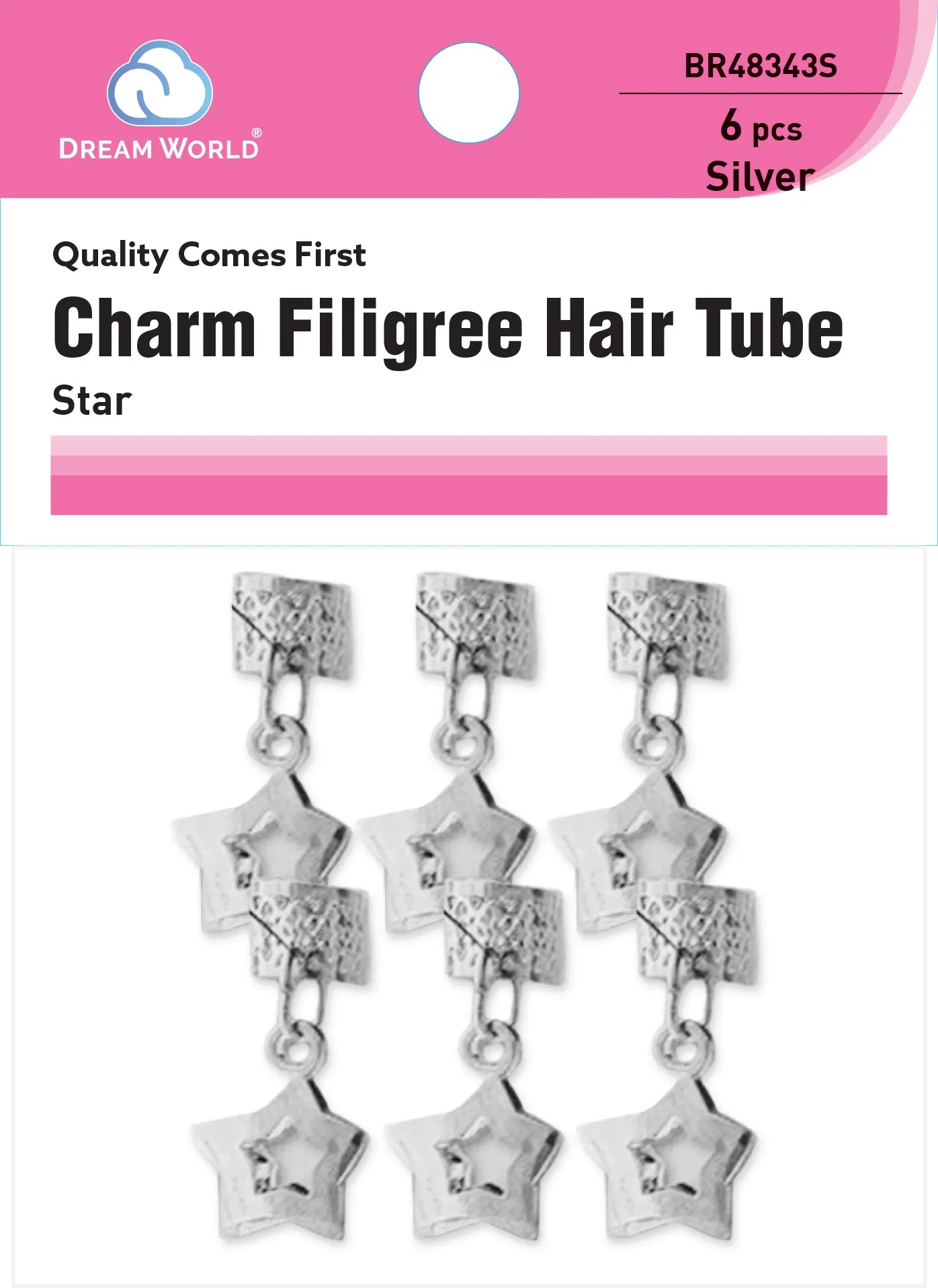 BRITTNY CHARM FILIGREE HAIR TUBE