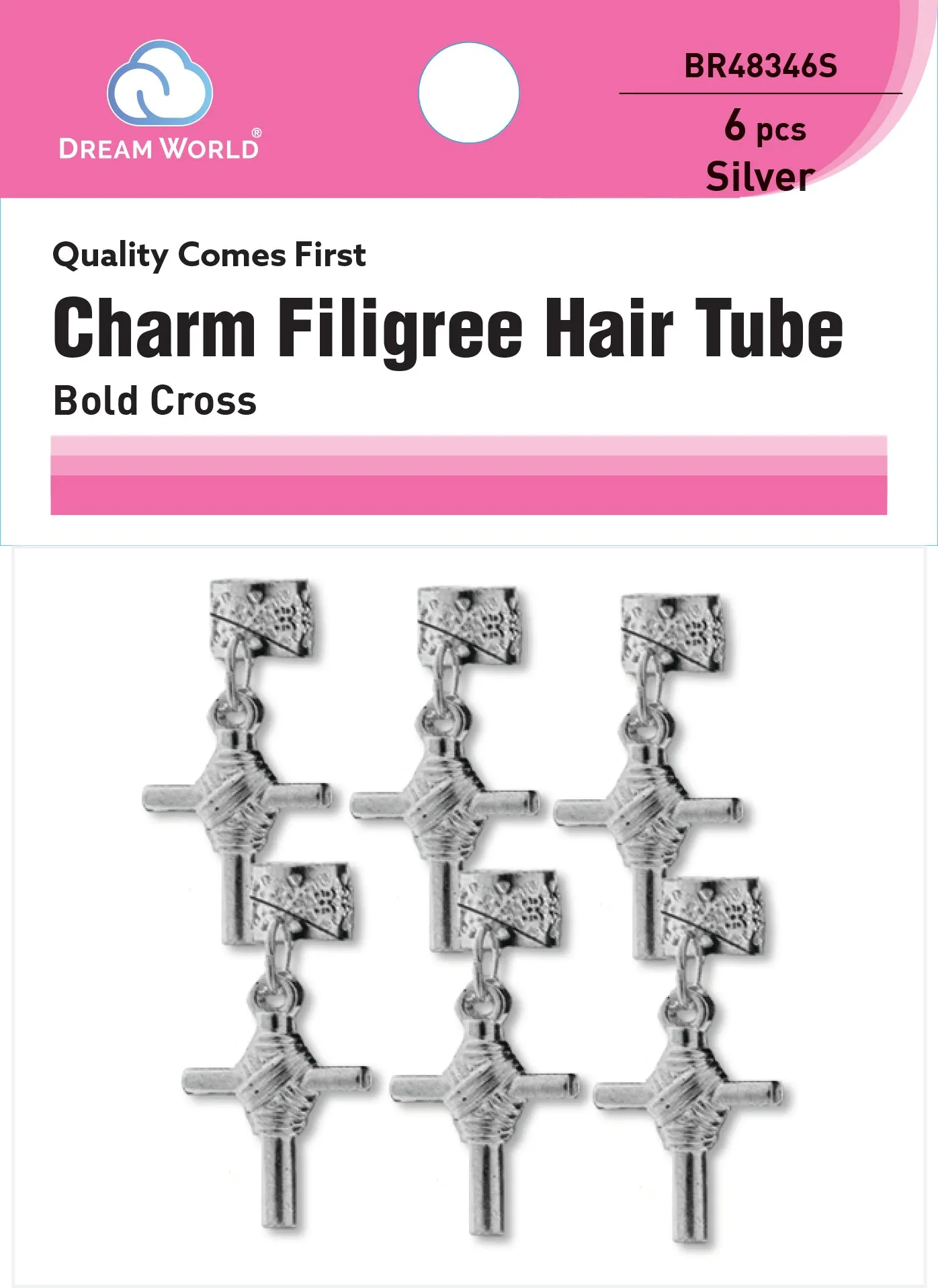 BRITTNY CHARM FILIGREE HAIR TUBE