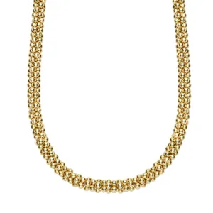 Caviar Gold 18K Gold Caviar Necklace | 4mm