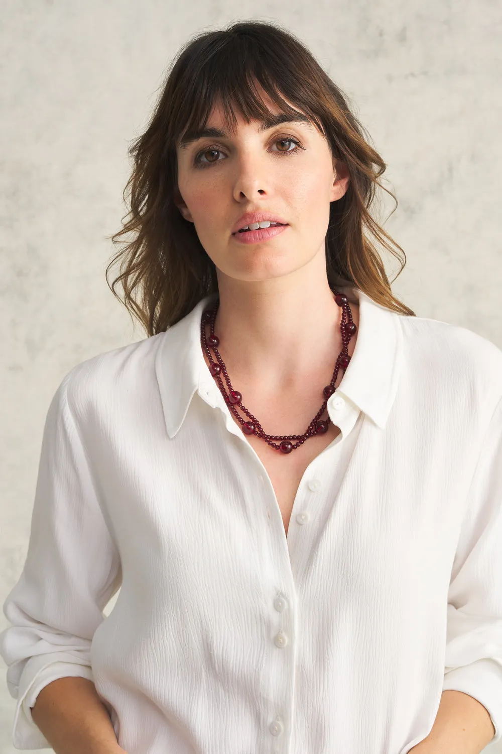 Chianna Necklace - Ruby