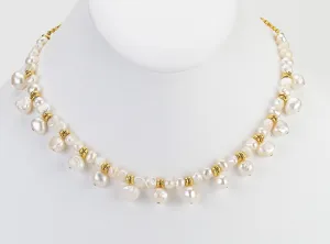 Classic Mother of Pearl Strand Necklace