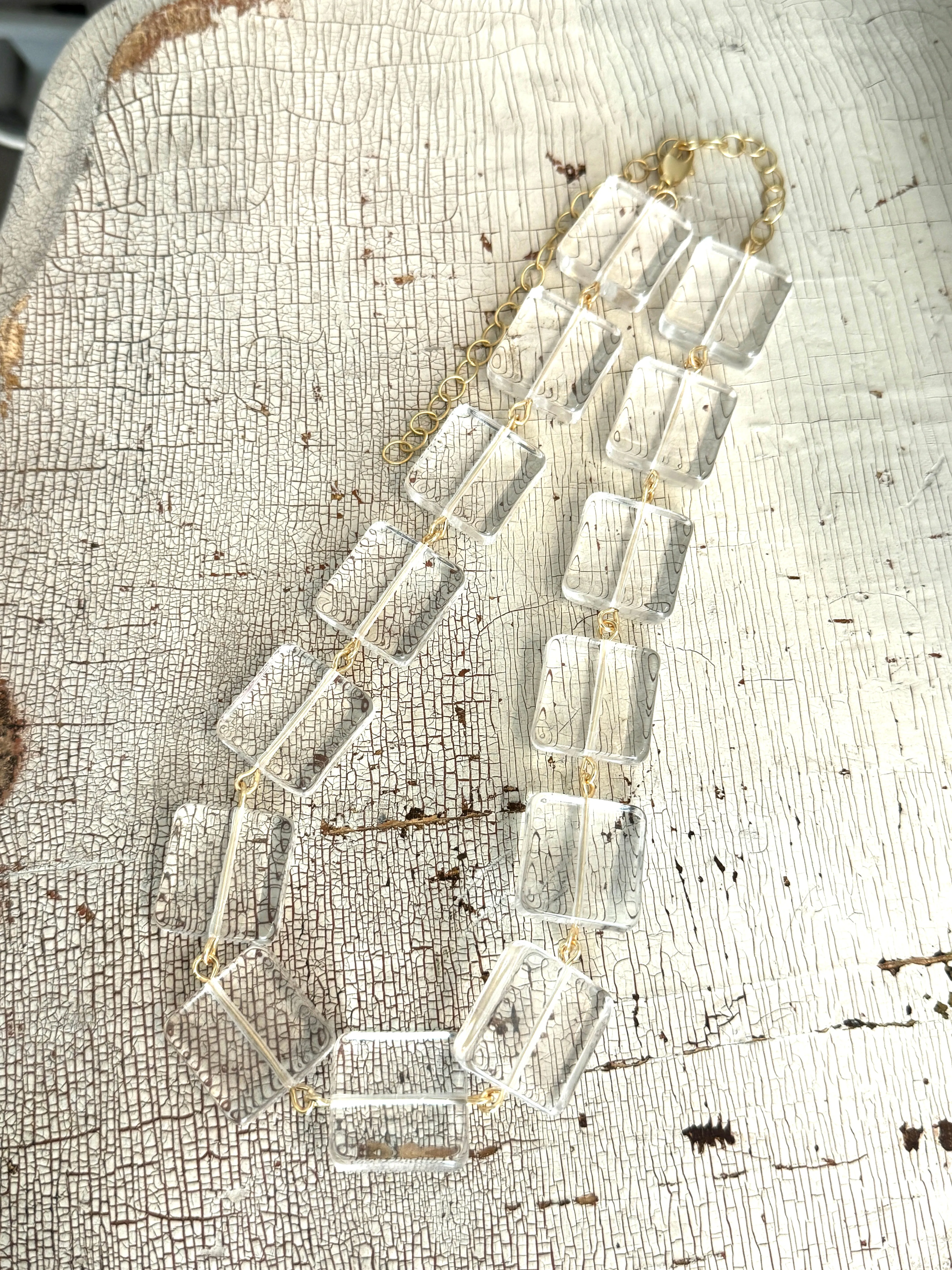 Clear Cubic Amelia Necklace