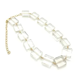 Clear Cubic Amelia Necklace