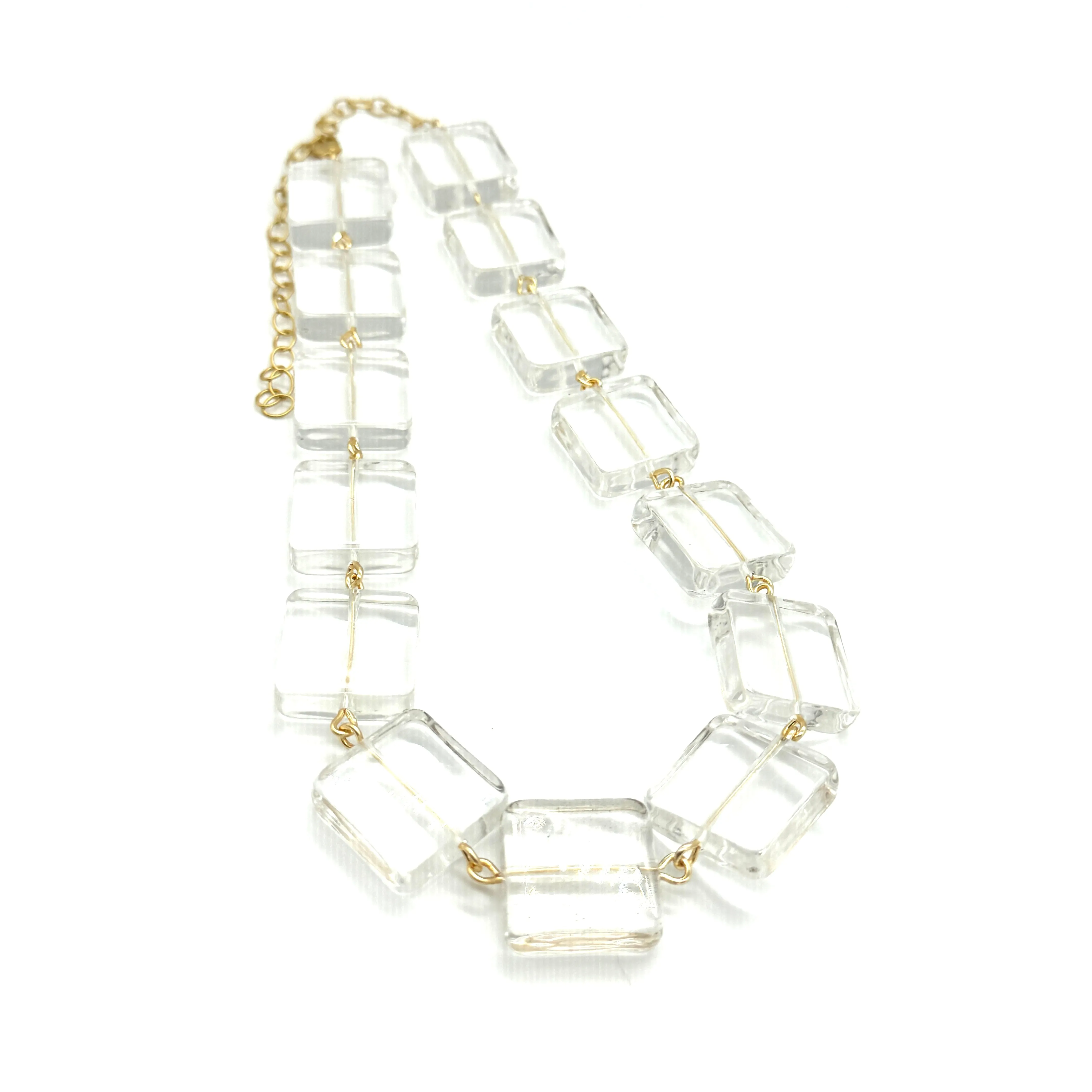 Clear Cubic Amelia Necklace