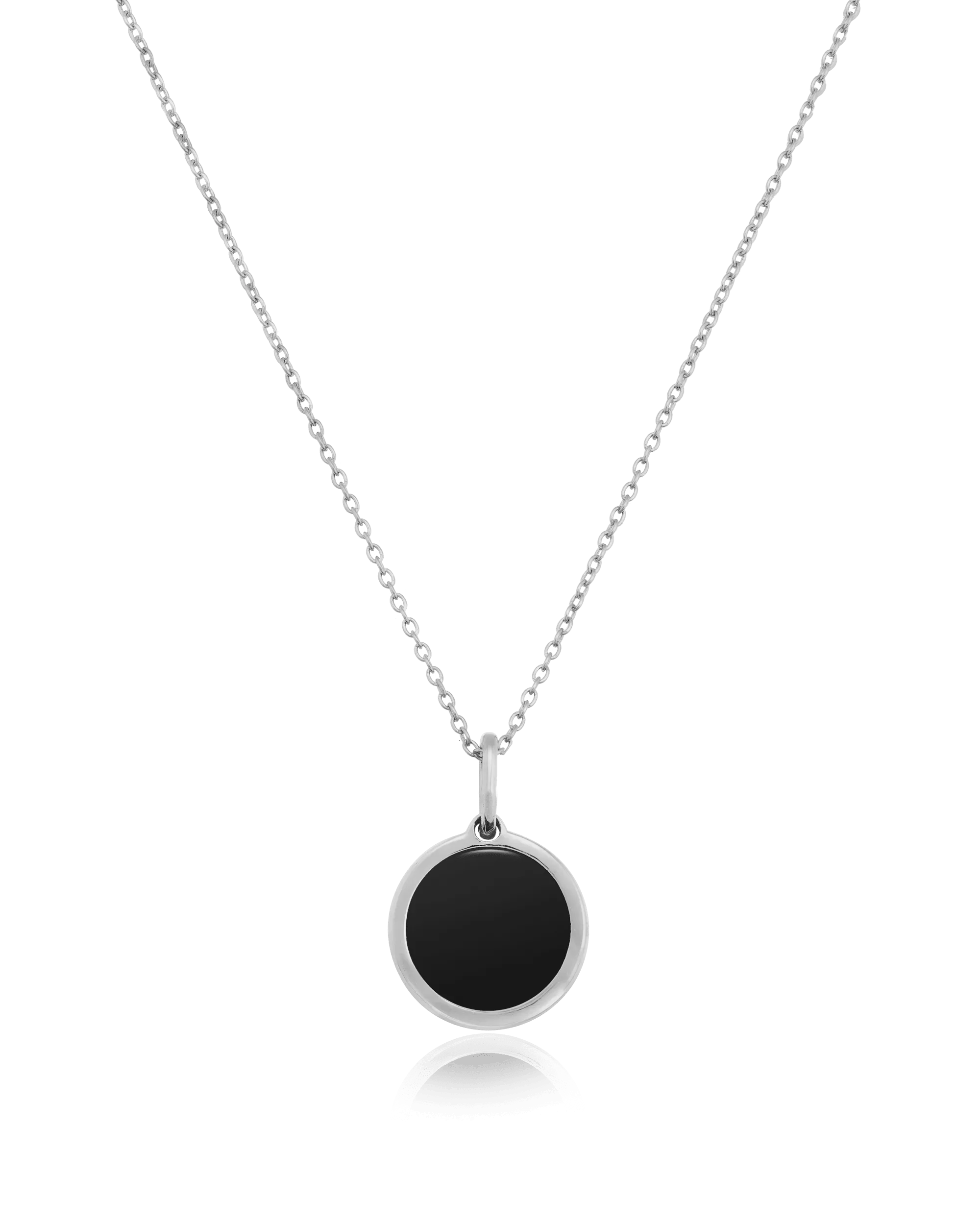 Coin Piece Necklace - 925 Sterling Silver