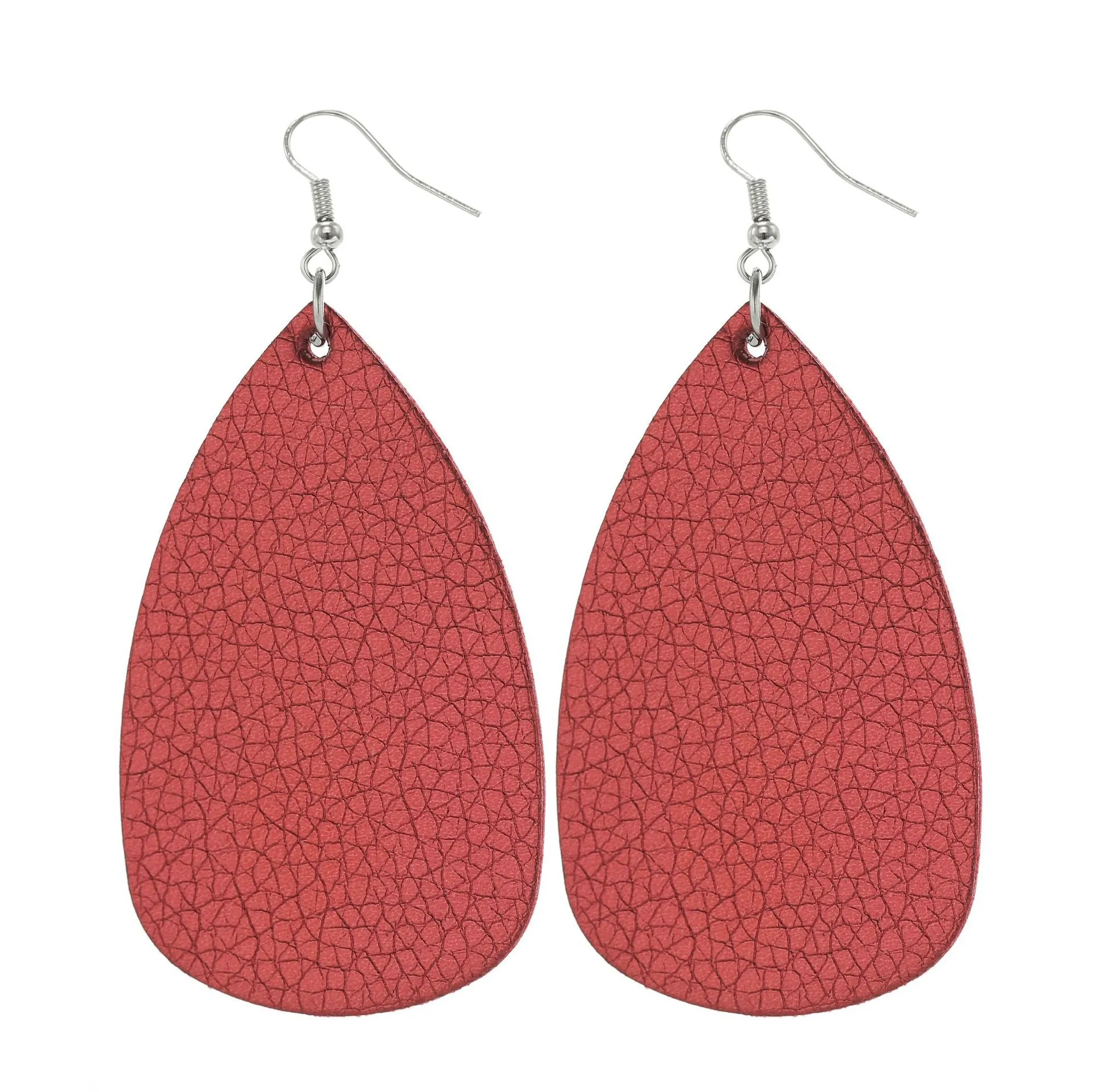 Composite leather earrings