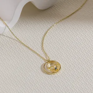 Constellation Pearl Gold Necklace