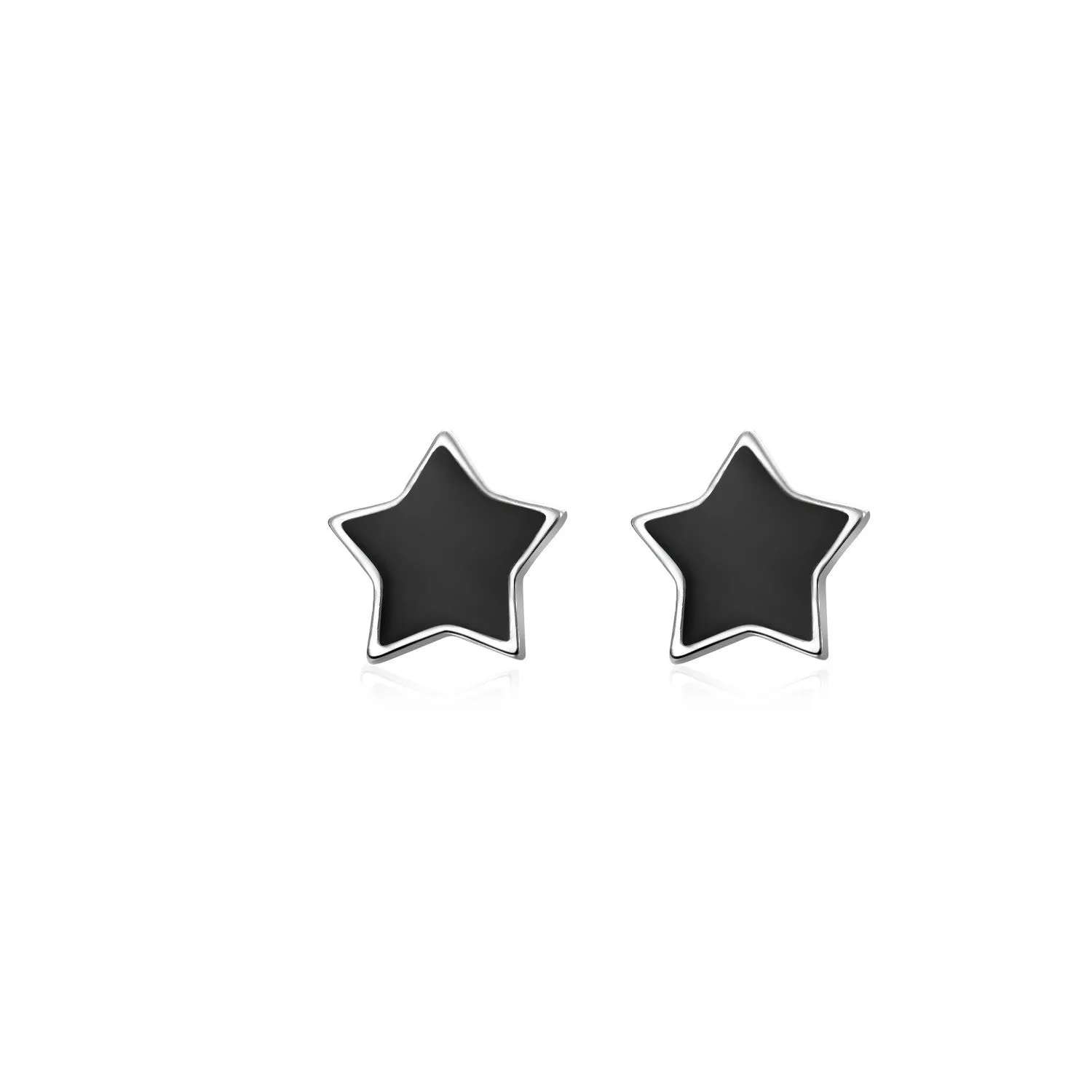 Cute Hollow Five-pointed Star Earrings