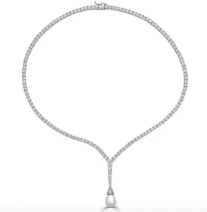 Duchess Pearl Drop Necklace- TLN1017