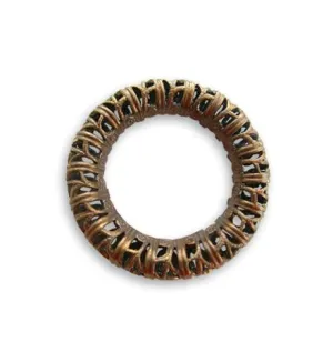 Filigree Ring- Vintaj Natural Brass- 24mm