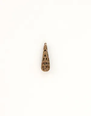 Full Droplet Filigree, 27x9mm, (1pc)