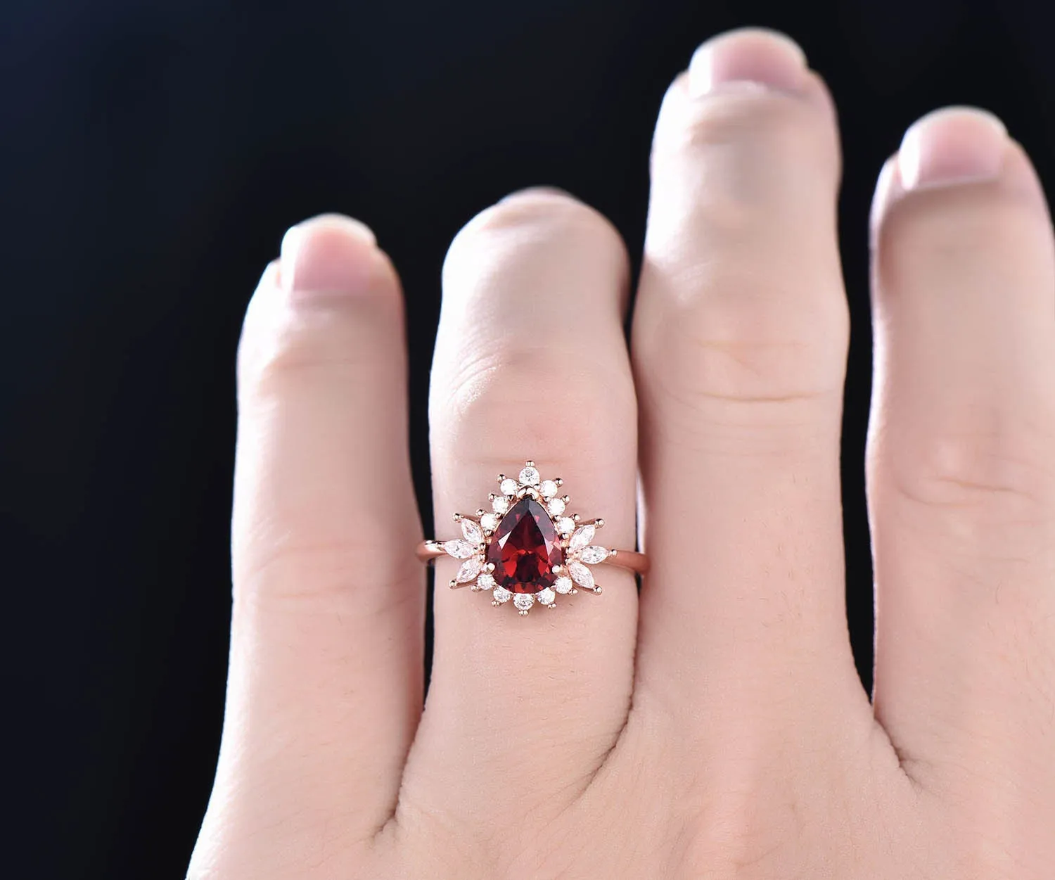 garnet ring