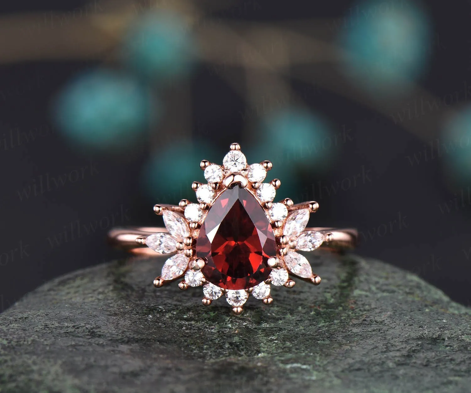 garnet ring