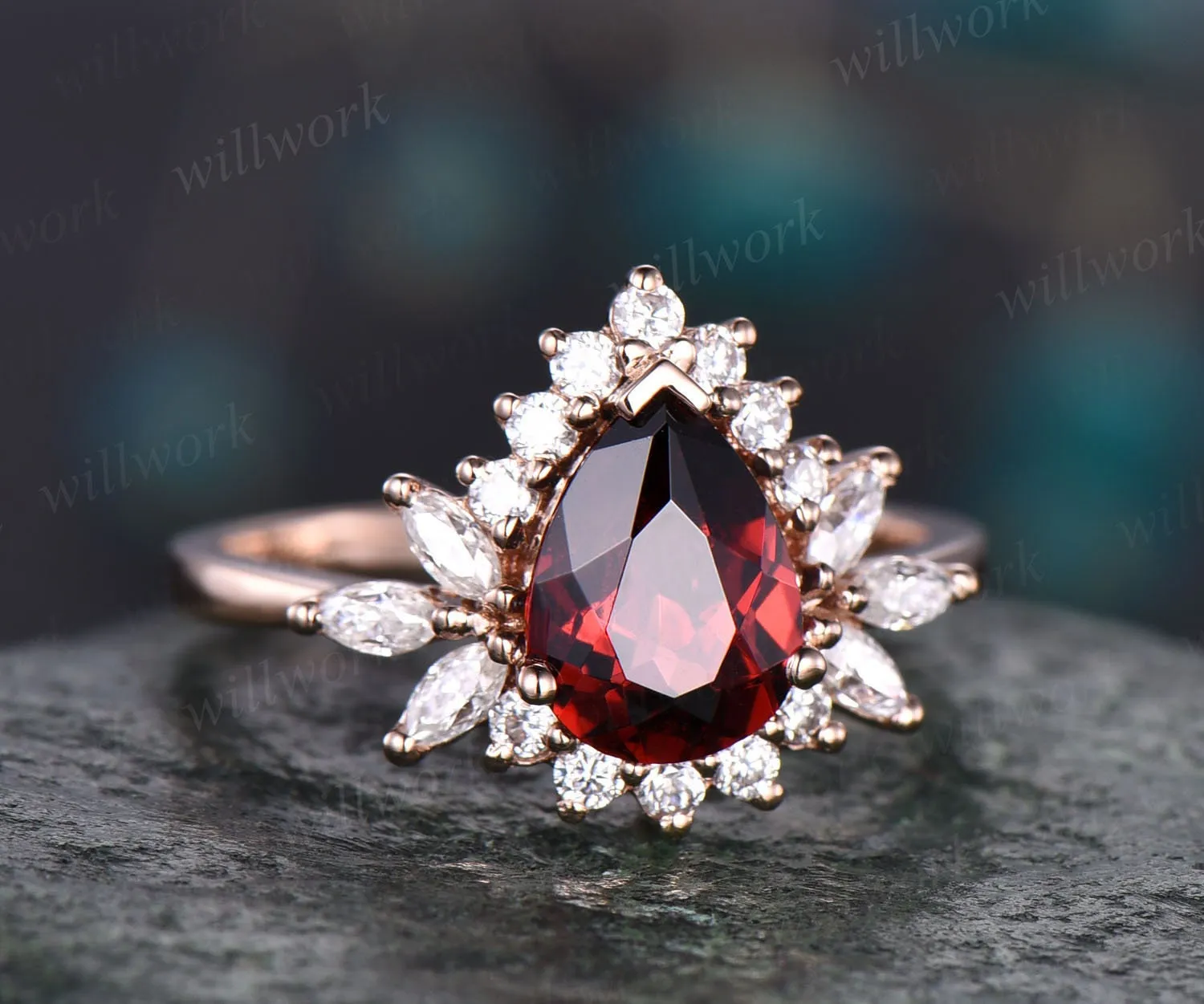 garnet ring