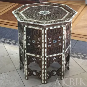 Hand-Crafted Table - Arabian Charm Design.