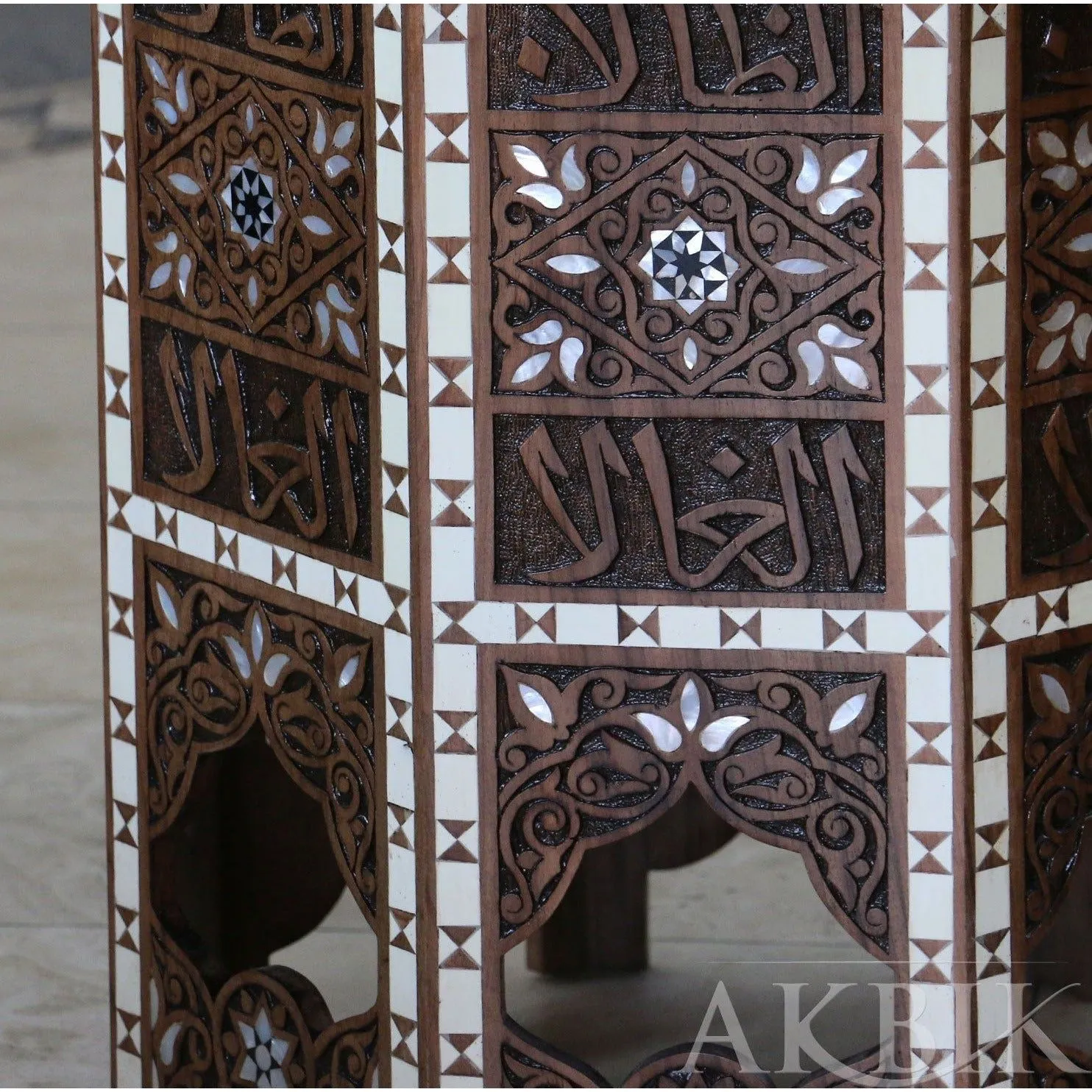 Hand-Crafted Table - Arabian Charm Design.