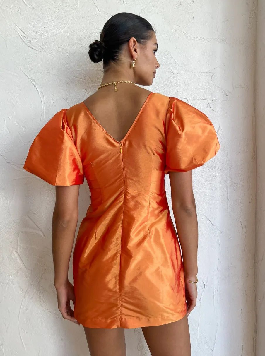 Hansen and Gretel Melinda Mini Dress in Orange