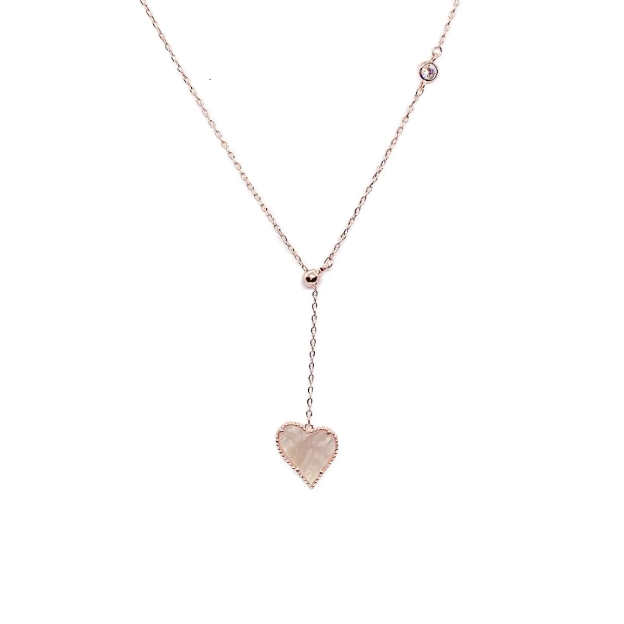 Heart Mother of Pearl Necklace