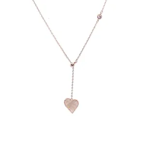 Heart Mother of Pearl Necklace