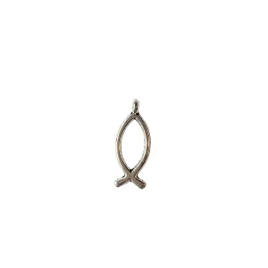 Ichthys (Jesus Fish) Symbol Charm II