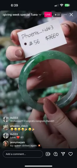 IG Live "Natural Multi Color Light Ice, Green Jadeite Jade Bead Bracelet" (Live Pick) (11/27/24)