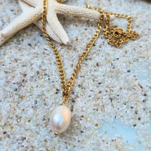 JOY PEARL WATERPROOF 18K NECKLACE