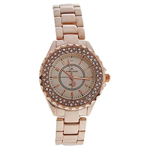 Kim & Jade 2033l Gpgp Rose Gold Stainless Steel Bracelet Watch Watch For Women 1 Pc