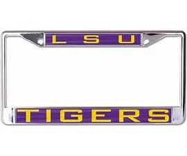 LSU Tigers License Plate Frame