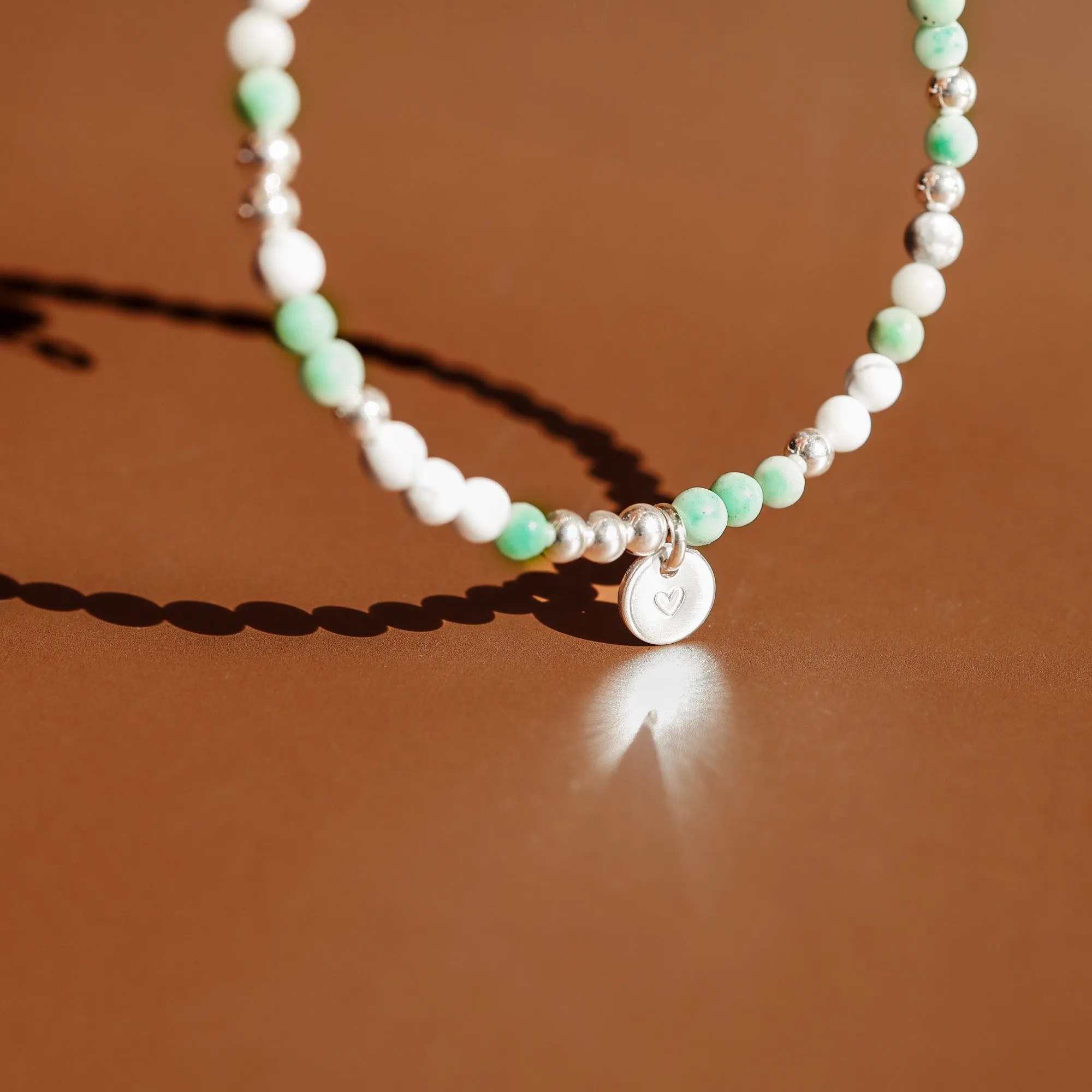 Lucky Day Crystal Bracelet • Jade & Howlite