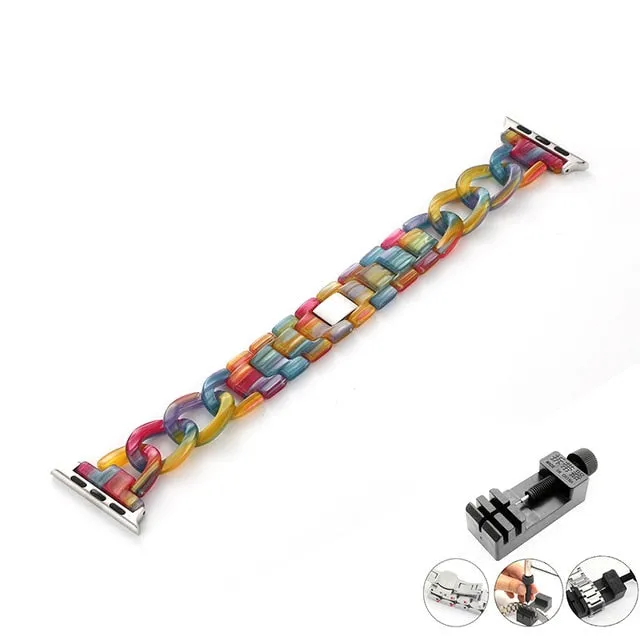 Newest Strap for Apple Watchband 7 6 5 4 Transparent Stylish Bracelet