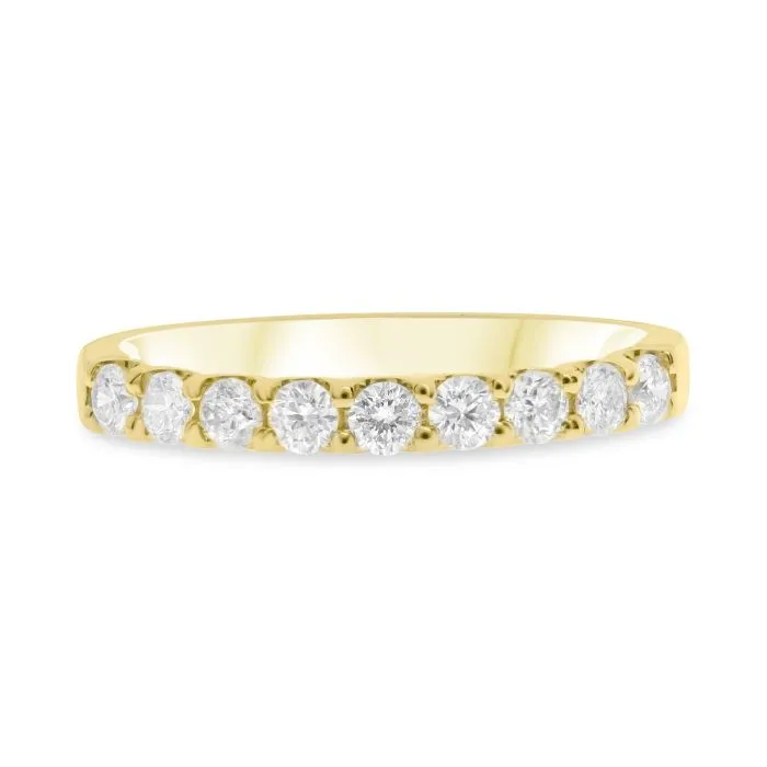 Nine Stone White Diamond Band