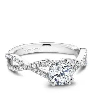 Noam Carver Engagement Ring - B004-03WZ-100A