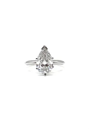 Pear-Shaped Diamond Ring