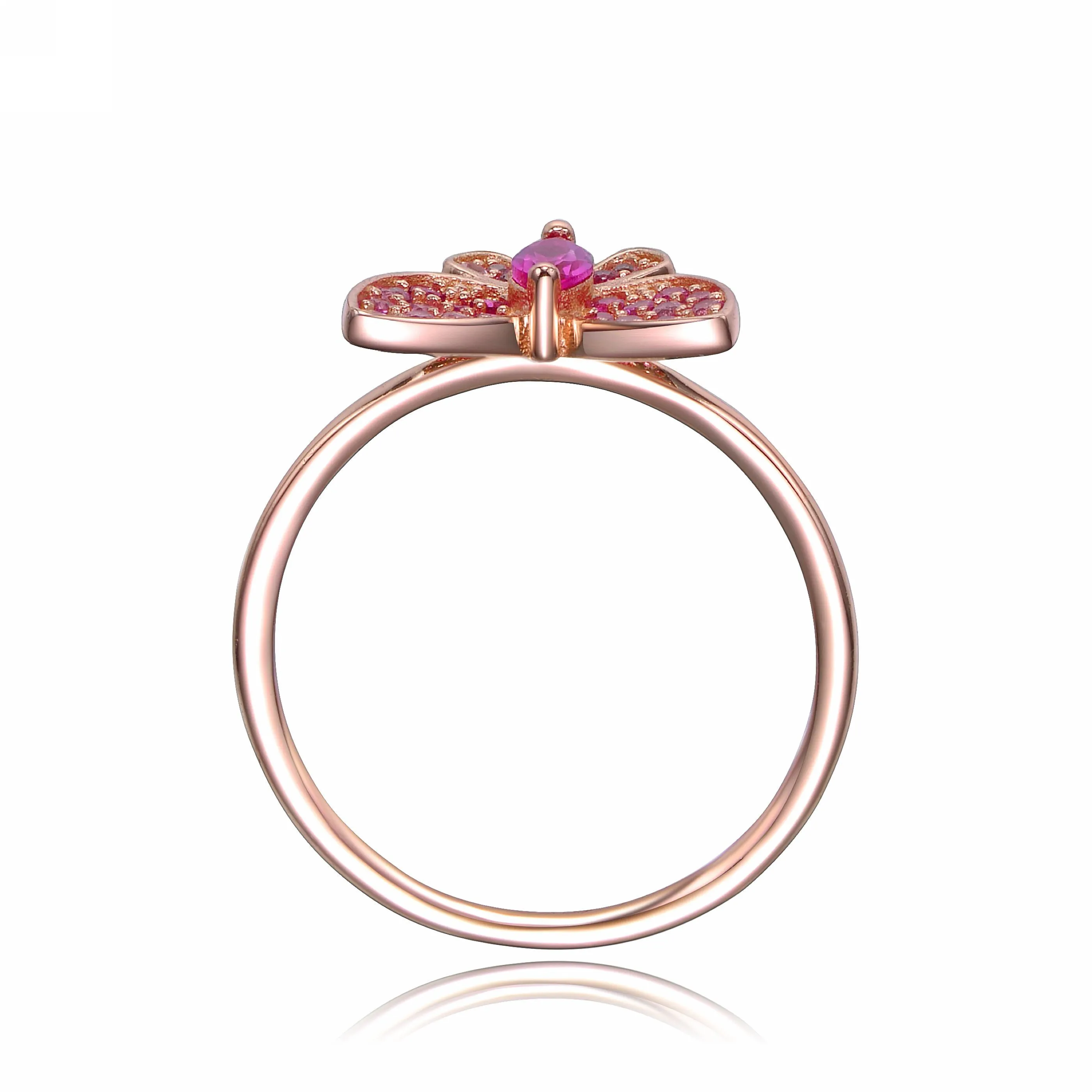 Raquelle Dainty Cubic Zirconia Butterfly Ring