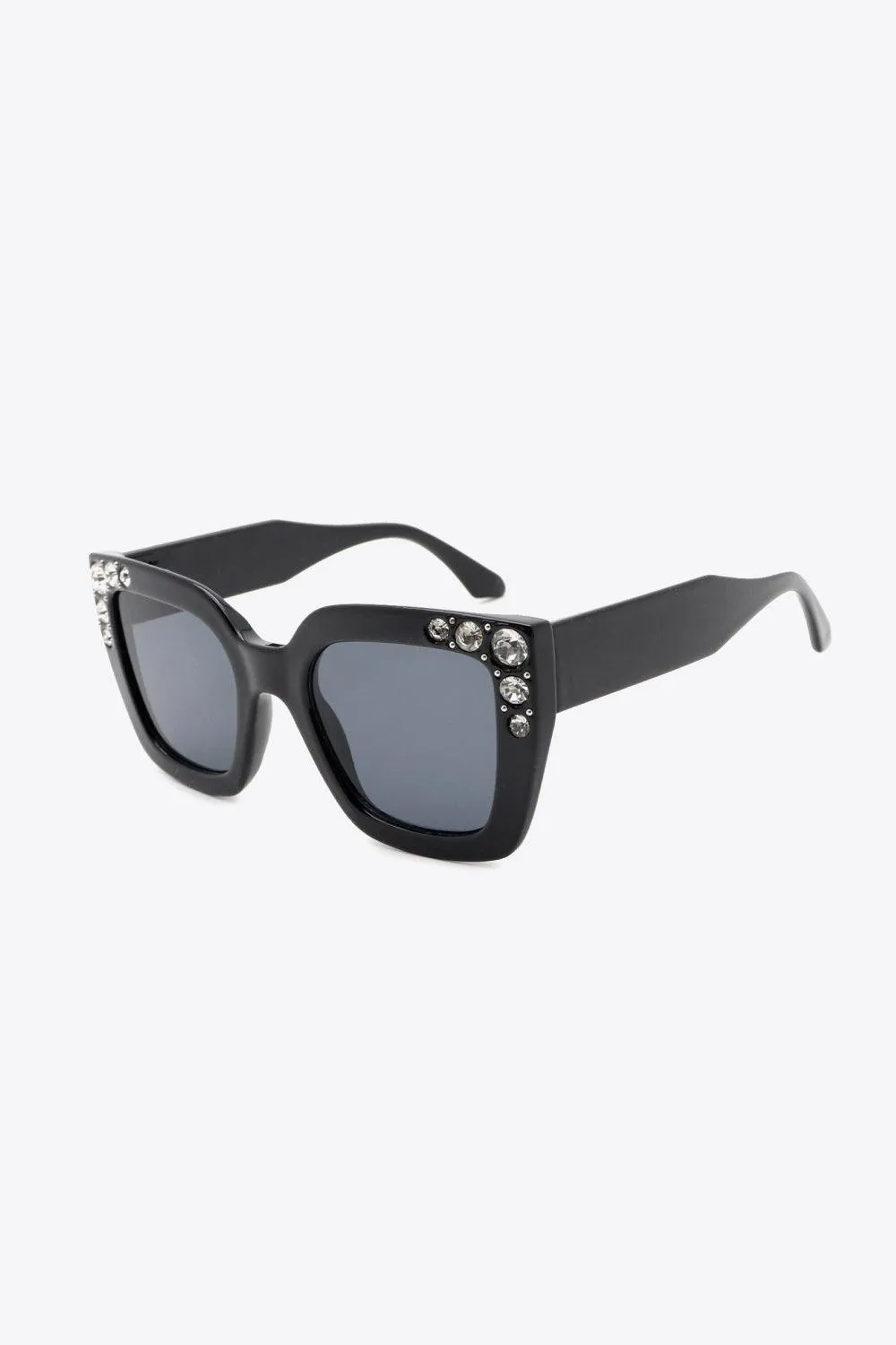 Rhinestone Polycarbonate Sunglasses